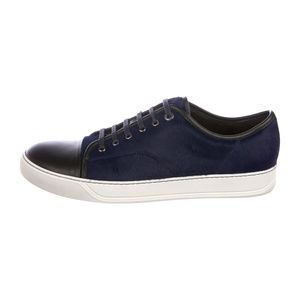 LANVIN Ponyhair Low-Top Sneakers